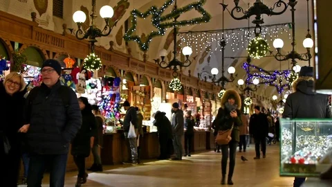 Cloth Hall Krakow 스톡 동영상 84896508