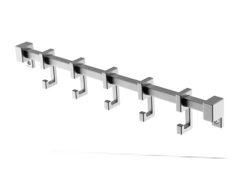 The Cloth hanger. Kitchen hooks Stock Illustration