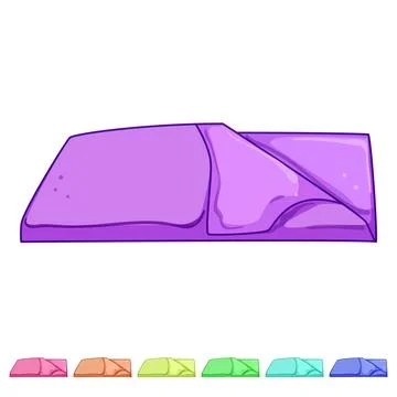 Cloth kitchen towel cartoon vector graphic Stock Illustration