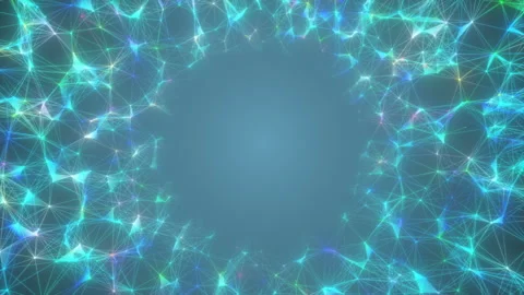 Cloth main point of communication.Triangles, dots and lines are connecting with Stock-Footage 102396926