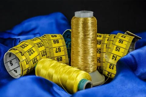 Cloth making accessories keeps on Stock Photos
