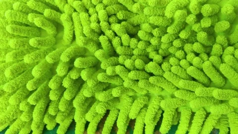 The cloth from the mop. microfiber mop fabric texture Stock Footage 144134219