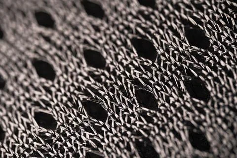 Cloth net pattern on backpack Stock Photos