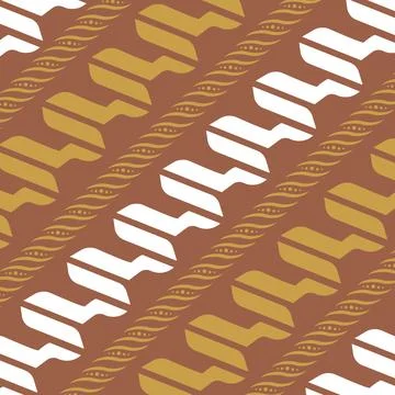 Cloth pattern art batik indonesia design fashion Stock Illustration