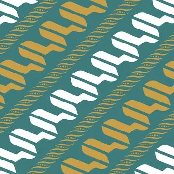 Cloth pattern art batik indonesia design fabric 스톡 일러스트