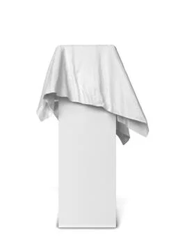 Cloth piece on a stand Stock Illustration