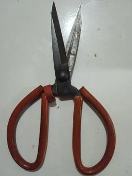 Cloth scissors Stock Photos