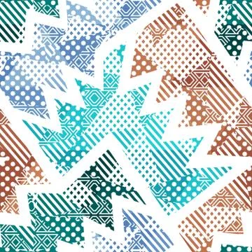 Cloth seamless pattern Illustrazione stock