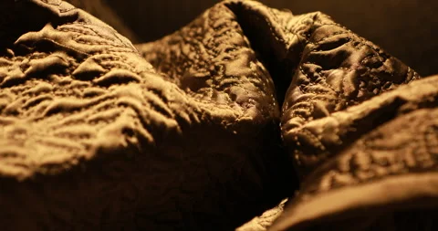 Cloth texter macro shot Stock Footage 260028244