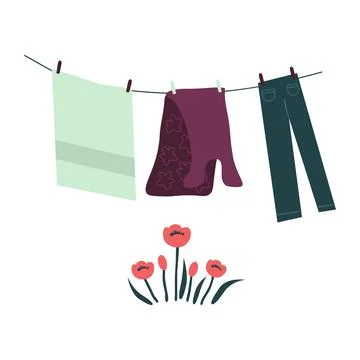 Cloth vector illustration Stock Illustration