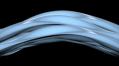 Cloth Waves, seamless loop Video stock 1808146