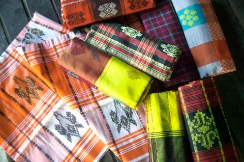 Cloth weavers Stock Photos