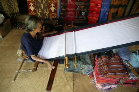 Cloth weavers Stock Photos