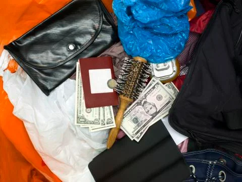 Clothes And Suitcase 写真素材