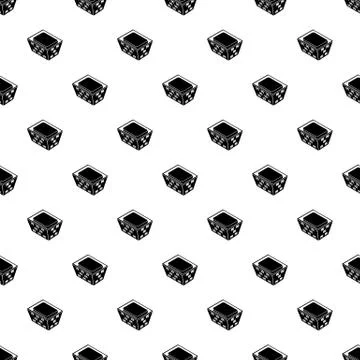 Clothes in basket pattern vector seamless 스톡 일러스트