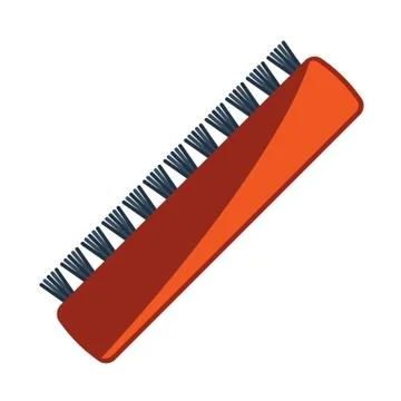 Clothes brush isolated vector icon Stock Illustration