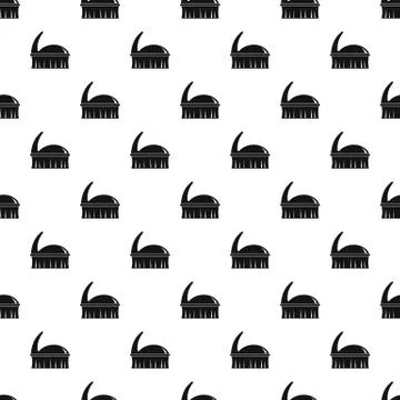 Clothes brush pattern seamless Stock Illustration