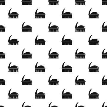 Clothes brush pattern seamless Stock Illustration
