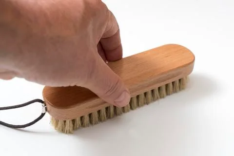 A clothes brush Stockfoto's