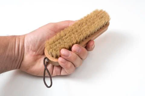 A clothes brush Stockfoto's