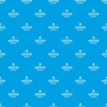 Clothes button accessory pattern vector seamless blue 스톡 일러스트