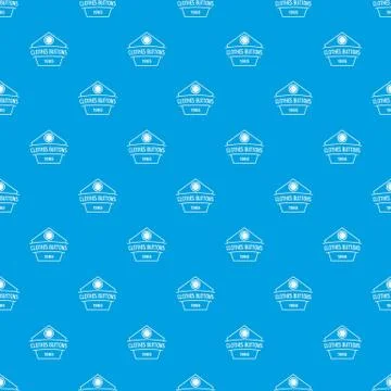 Clothes button dress pattern vector seamless blue 스톡 일러스트
