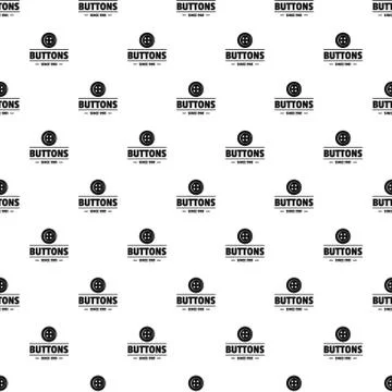 Clothes button dressmaking pattern vector seamless 스톡 일러스트