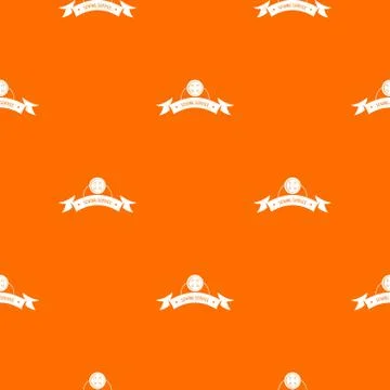 Clothes button round pattern vector orange Stock Illustration