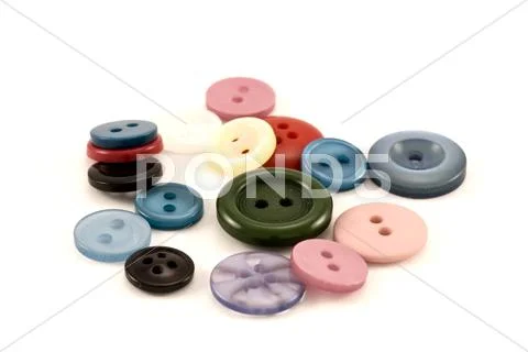 Clothes buttons Stock Photos