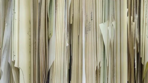 Clothes designs on rack Video stock 69144313