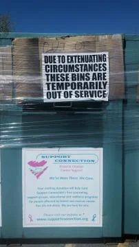 Clothes Drop Bin Closed Stock Photos