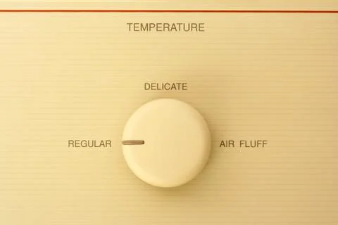 Clothes dryer control Stock Photos