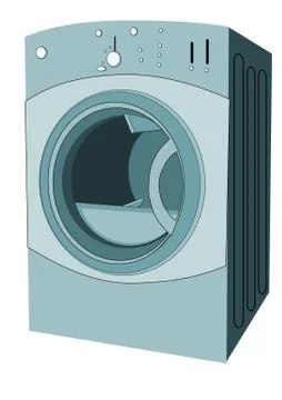 Clothes dryer Stock Illustration