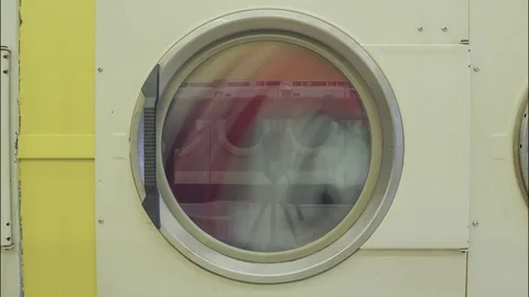 Clothes in a Dryer Timelapse Stock Footage 81144074