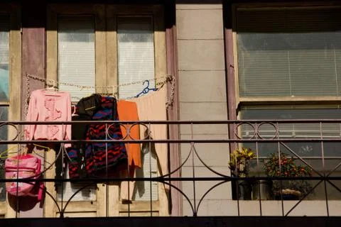Clothes Drying Stock Photos