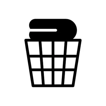 Clothes glyph flat icon 스톡 일러스트