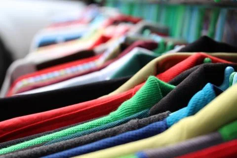 Clothes hanger background Stock Photos