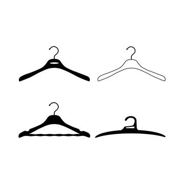 Clothes hanger icon Stock Illustration