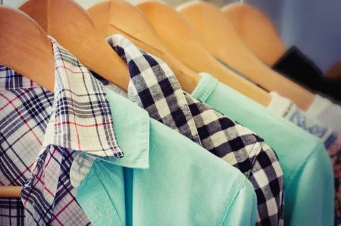 Clothes hanger Stock Photos