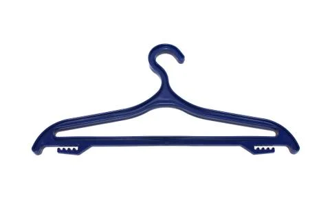 Clothes hanger on a white background Stock Photos