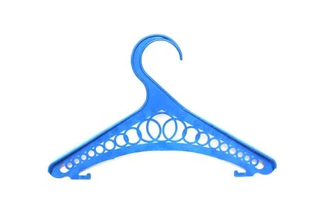 Clothes hanger on a white background Stock Photos