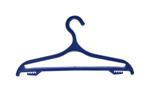 Clothes hanger on a white background Foto stock