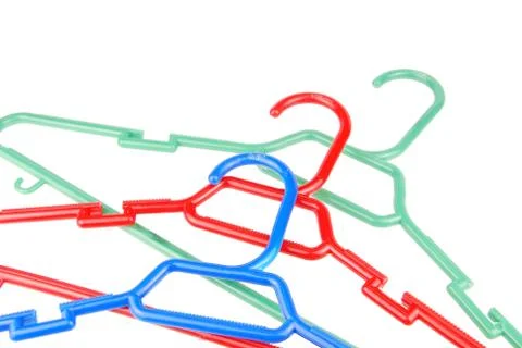 Clothes hangers Foto stock