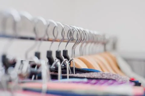 Clothes Hangers Stock Photos