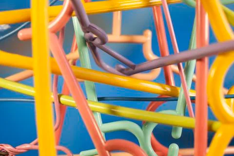 Clothes hangers Stock Photos