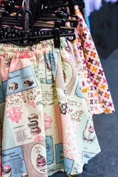 Clothes hanging Foto stock
