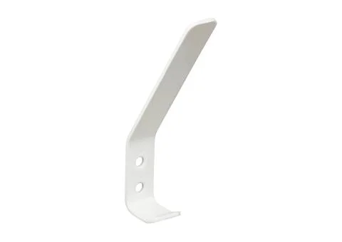 Clothes hook on white background Stock Photos