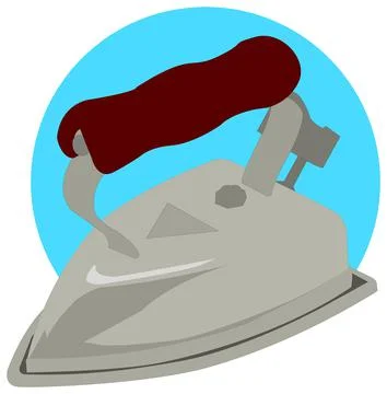 Clothes Iron 2 Stock Illustration