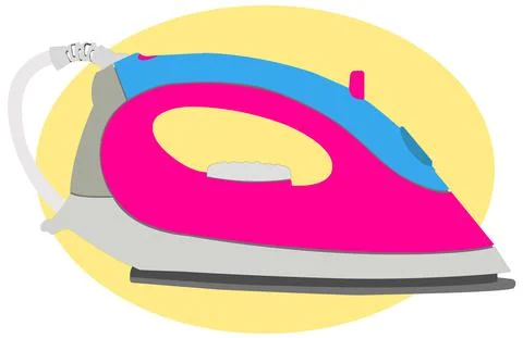 Clothes Iron Stock Illustration