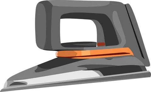 Clothes Ironing Machine Stock Illustration